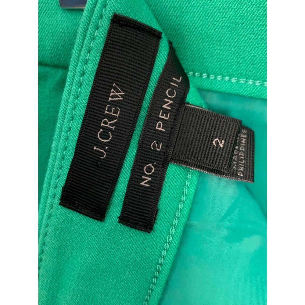 J. Crew No. 2 Pencil® Skirt in Bi-Stretch Cotton Blend Size 2 - Picture 6 of 8